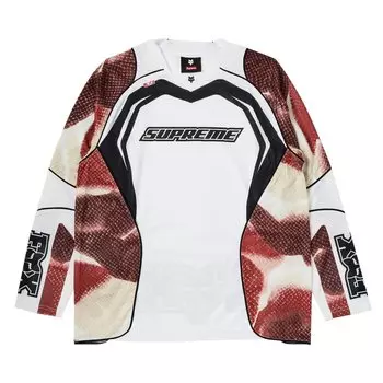 Джерси Supreme x Fox Racing 'White', белый