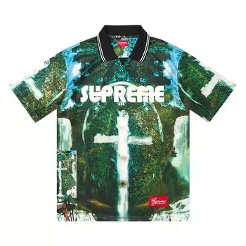 Джерси Supreme x Tadanori Yokoo Soccer Jersey Green, зеленый
