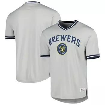 Джерси True Fan Milwaukee Brewers, серый