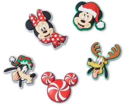 Джиббитсы Disney Holiday 5 Pack Crocs