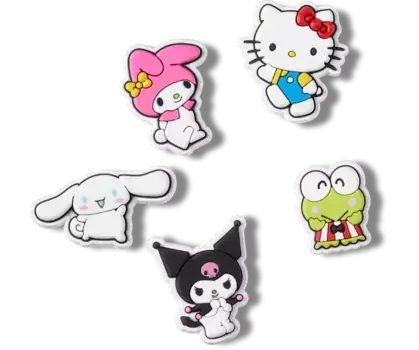 Джиббитсы Hello Kitty and Friends 5 Pack Crocs