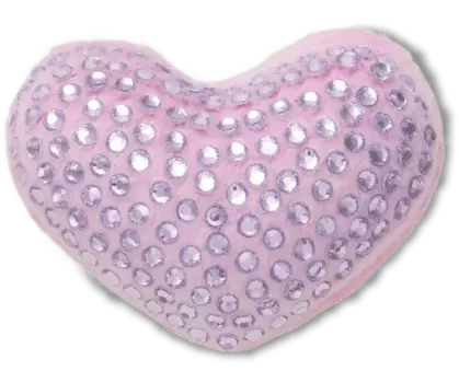 Джиббитсы Plush Purple Gem Heart Crocs