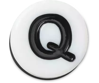 Джиббитсы Tiny Friendship Letter Q Crocs