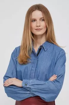 Джинсовая блузка Dkny, синий