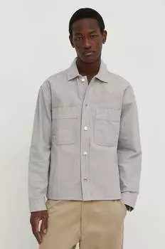 Джинсовая куртка Abercrombie & Fitch, серый