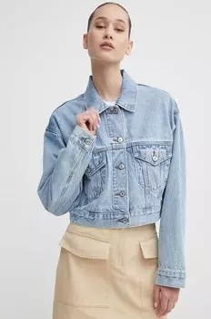 Джинсовая куртка Abercrombie & Fitch, синий
