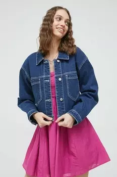 Джинсовая куртка Abercrombie & Fitch, темно-синий