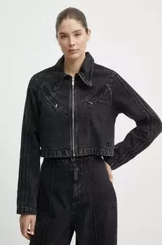 Джинсовая куртка adidas Originals, черный