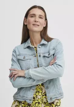 Джинсовая куртка b.young, цвет ligth blue denim