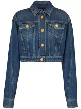 Джинсовая куртка Balmain, синий