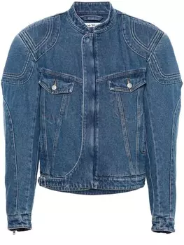 Джинсовая куртка Biker Acne Studios, синий