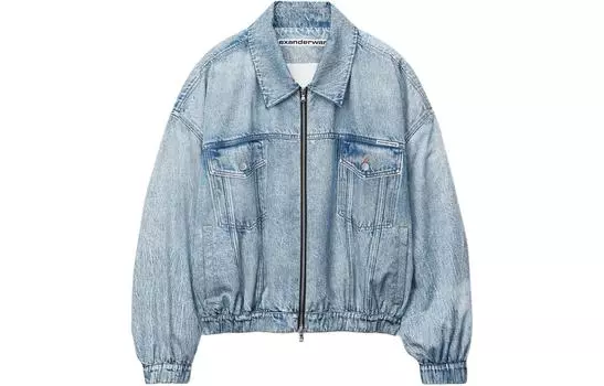 Джинсовая куртка-бомбер Alexander Wang, синий