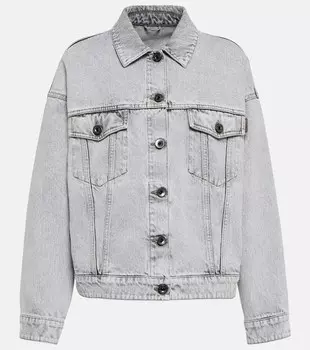 Джинсовая куртка BRUNELLO CUCINELLI, серый