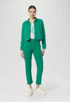 Джинсовая куртка comma casual identity, зеленый