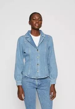 Джинсовая куртка Cras, цвет medium indigo