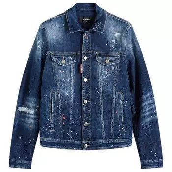 Джинсовая куртка Дэна Dsquared2, синий