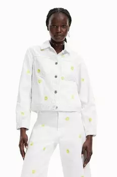 Джинсовая куртка Desigual, белый