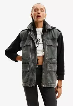 Джинсовая куртка Desigual, черный