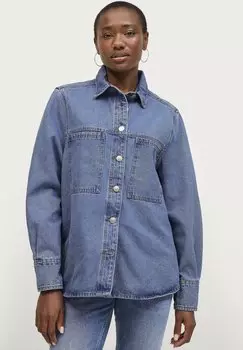 Джинсовая куртка Ellos Collection, цвет blue