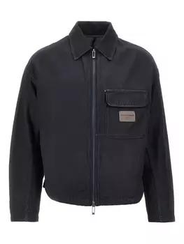 Джинсовая куртка Emporio Armani, синий