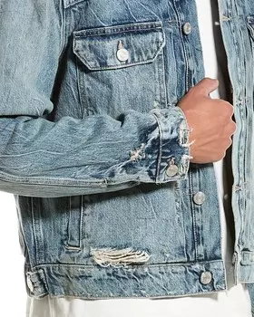 Джинсовая куртка FRAME FRAME Denim, синий