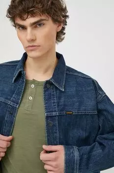 Джинсовая куртка G-Star Raw, темно-синий