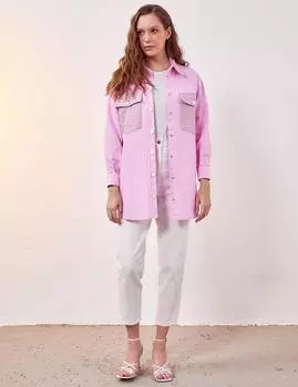 Джинсовая куртка Garnish Candy Pink Kayra