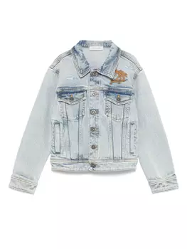 Джинсовая куртка Golden Goose Kids, синий