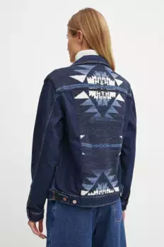 Джинсовая куртка Guess, темно-синий