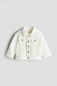 Джинсовая куртка H&M, белый