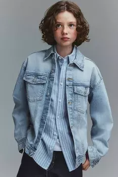 Джинсовая куртка H&M, голубой