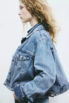 Джинсовая куртка H&M, синий