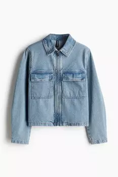 Джинсовая куртка H&M, синий