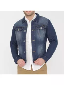 Джинсовая куртка HopenLife, цвет navy blau
