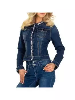 Джинсовая куртка Ital-Design, цвет blau und dunkelblau