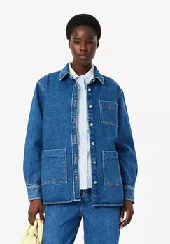 Джинсовая куртка Lacoste, синий
