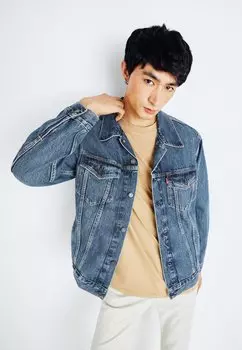Джинсовая куртка Levi's НОВЫЙ ГРУЗОВИК РАССЛАБЛЕННОГО ФИТА, цвет waterfalls