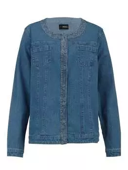 Джинсовая куртка MIAMODA, цвет bleached denim