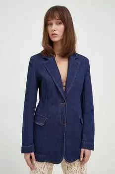 Джинсовая куртка Moschino Jeans, темно-синий