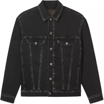 Джинсовая куртка мужская черный Levis