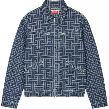 Джинсовая куртка мужская Deep Stone Blue Kenzo