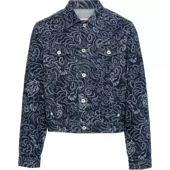 Джинсовая куртка мужская индиго Kenzo