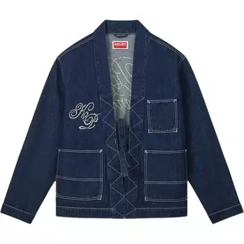 Джинсовая куртка мужская синий Kenzo