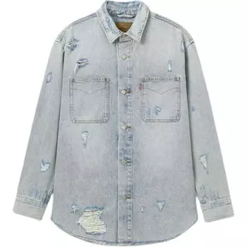 Джинсовая куртка мужская светло-синий Levis