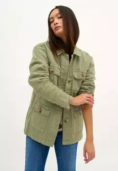 Джинсовая куртка My Essential Wardrobe THE ARMY JACKET, цвет Dusty Olive Wash