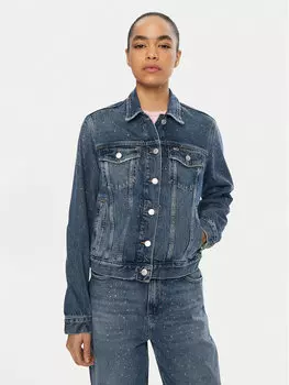 Джинсовая куртка обычного кроя Classic DW0DW19781 Tommy Jeans, синий