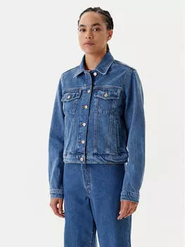 Джинсовая куртка обычного кроя Classic DW0DW21414 Tommy Jeans, синий