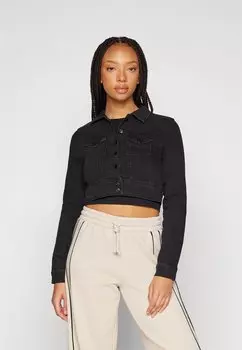 Джинсовая куртка ONLNEW WESTA CROPPED JACKET ONLY, цвет washed black