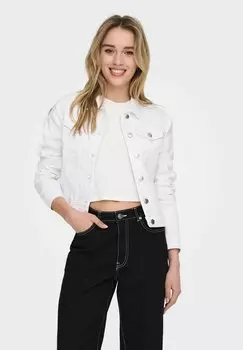 Джинсовая куртка ONLY, цвет white