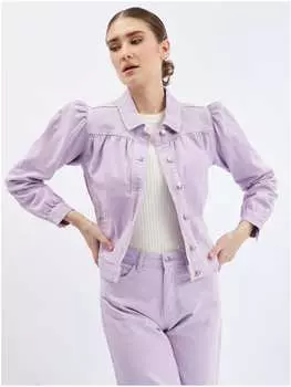 Джинсовая куртка orsay, цвет hellviolett